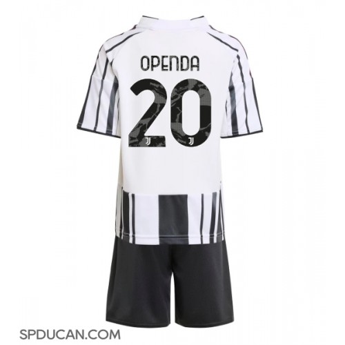 Dječji Nogometni Dres Juventus Lois Openda #20 Domaci 2025-26 Kratak Rukav (+ Kratke hlače)
